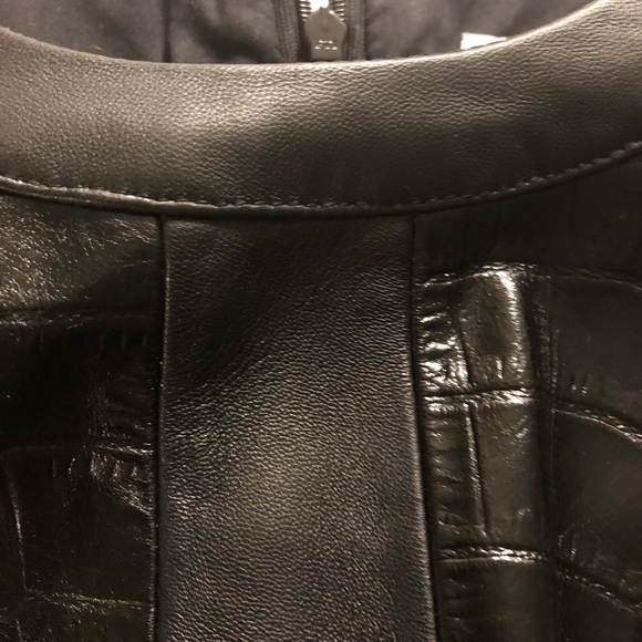 Michael Kors A-line faux leather dress - Picture 4 of 5